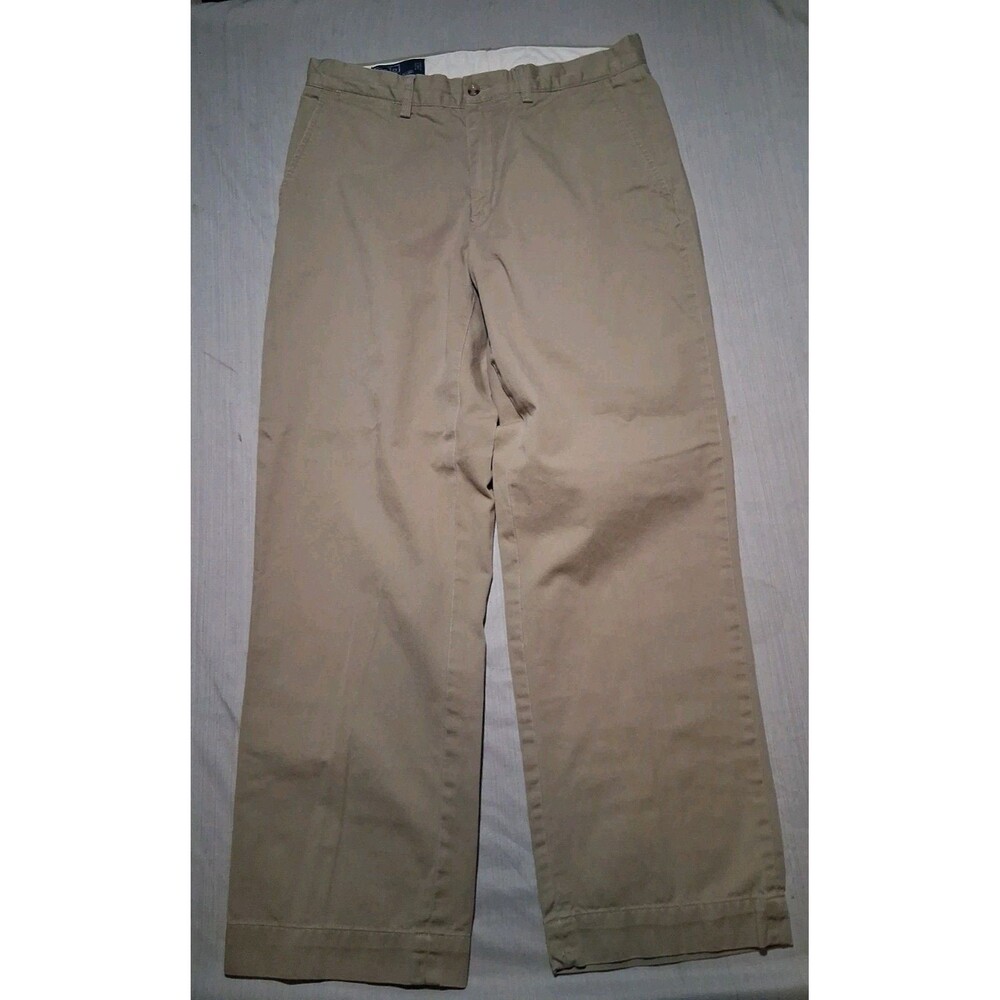 Vintage Polo by Ralph Lauren Preston Pant Khaki Chino Trousers 33x30